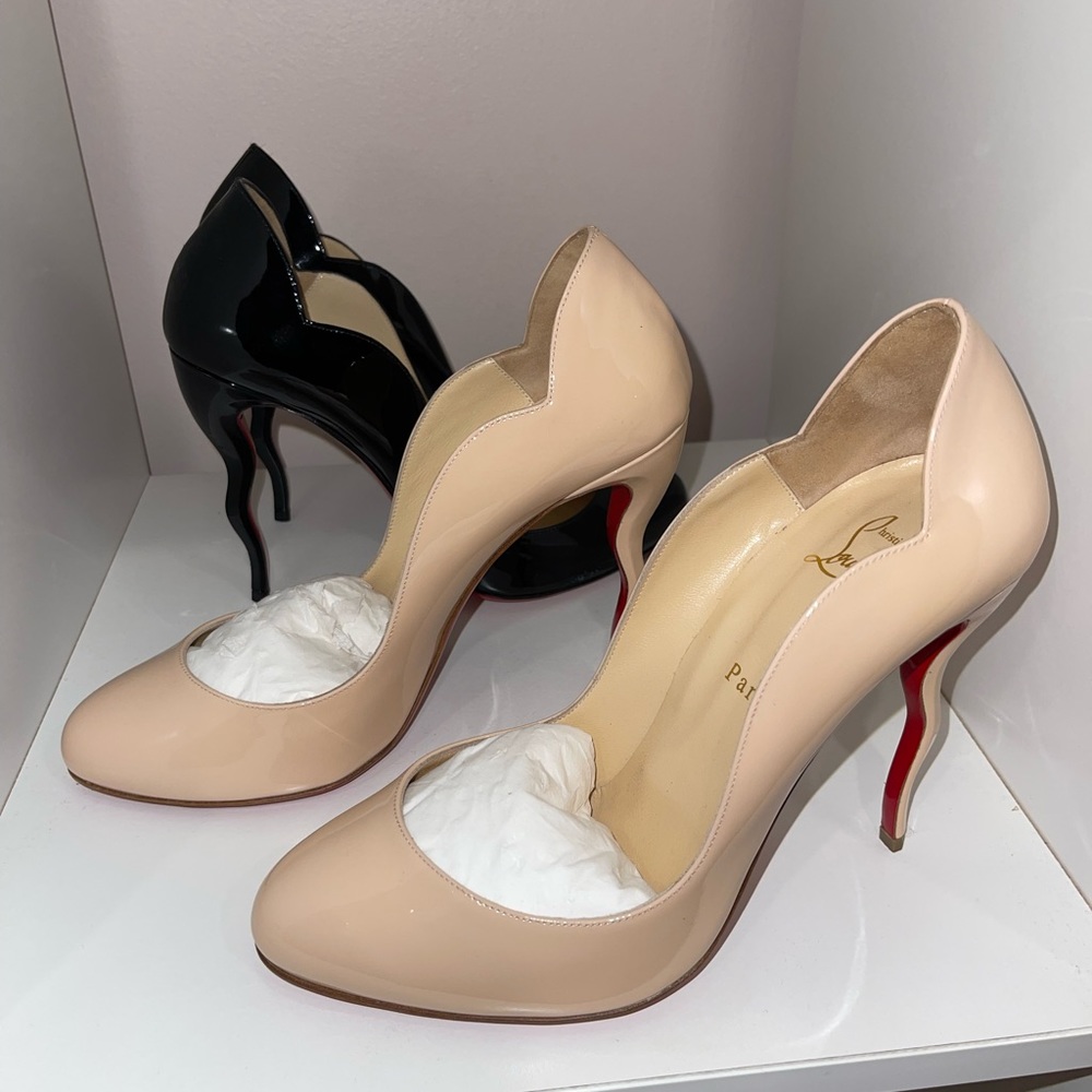 Christian Louboutin wavy heel